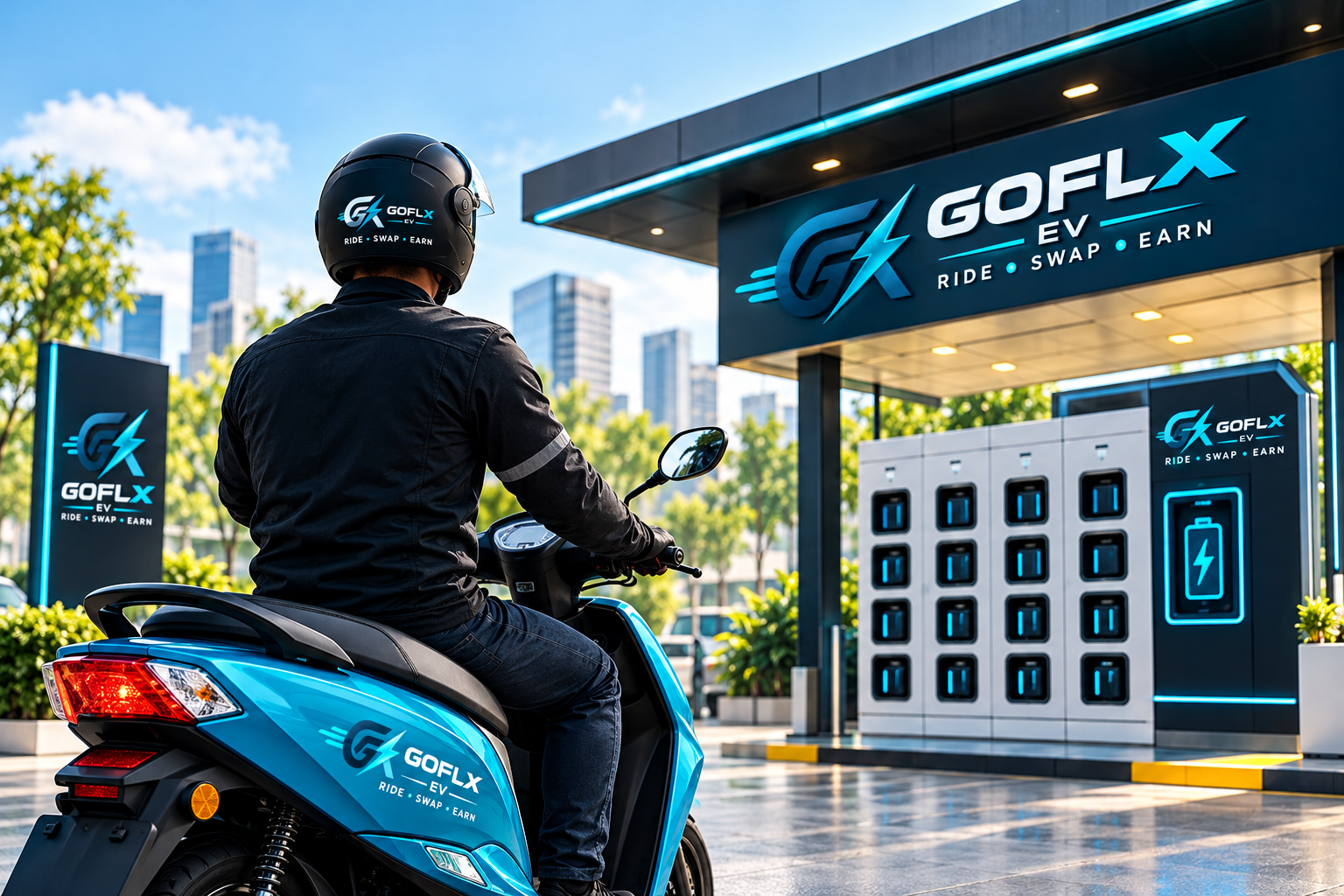 GOFLX EV Delivery Rider